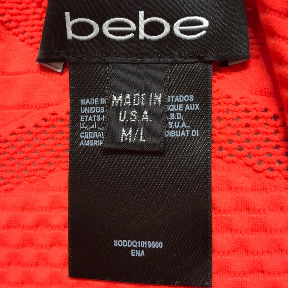 Bebe Dress with Small Keyhole Back M/L - Picture 3 of 3